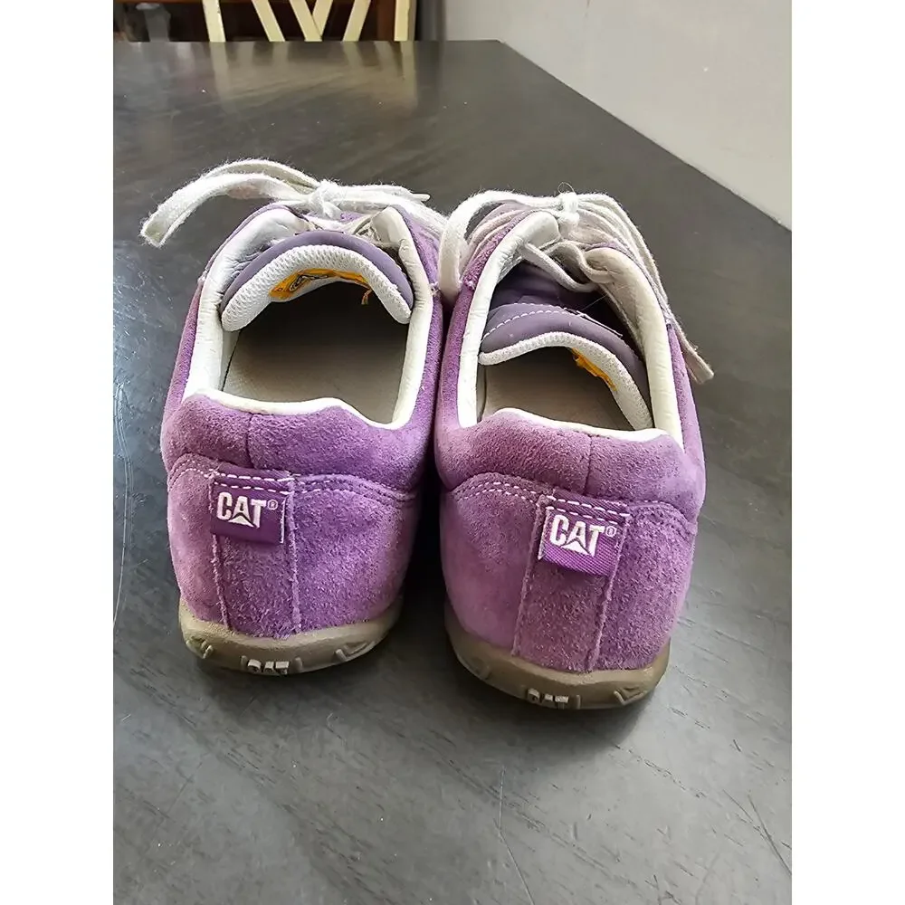 Cat Catapillat purple suade kids youth‎ shoes size 4/ EU 36